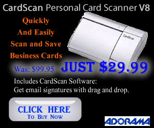 CardScan Scanner and Software Just $29.99